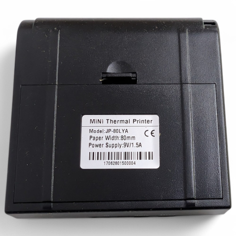 Mini Thermal Receipt Printer JP-80LYA | 80mm POS Bluetooth Printer | 9V 1.5A