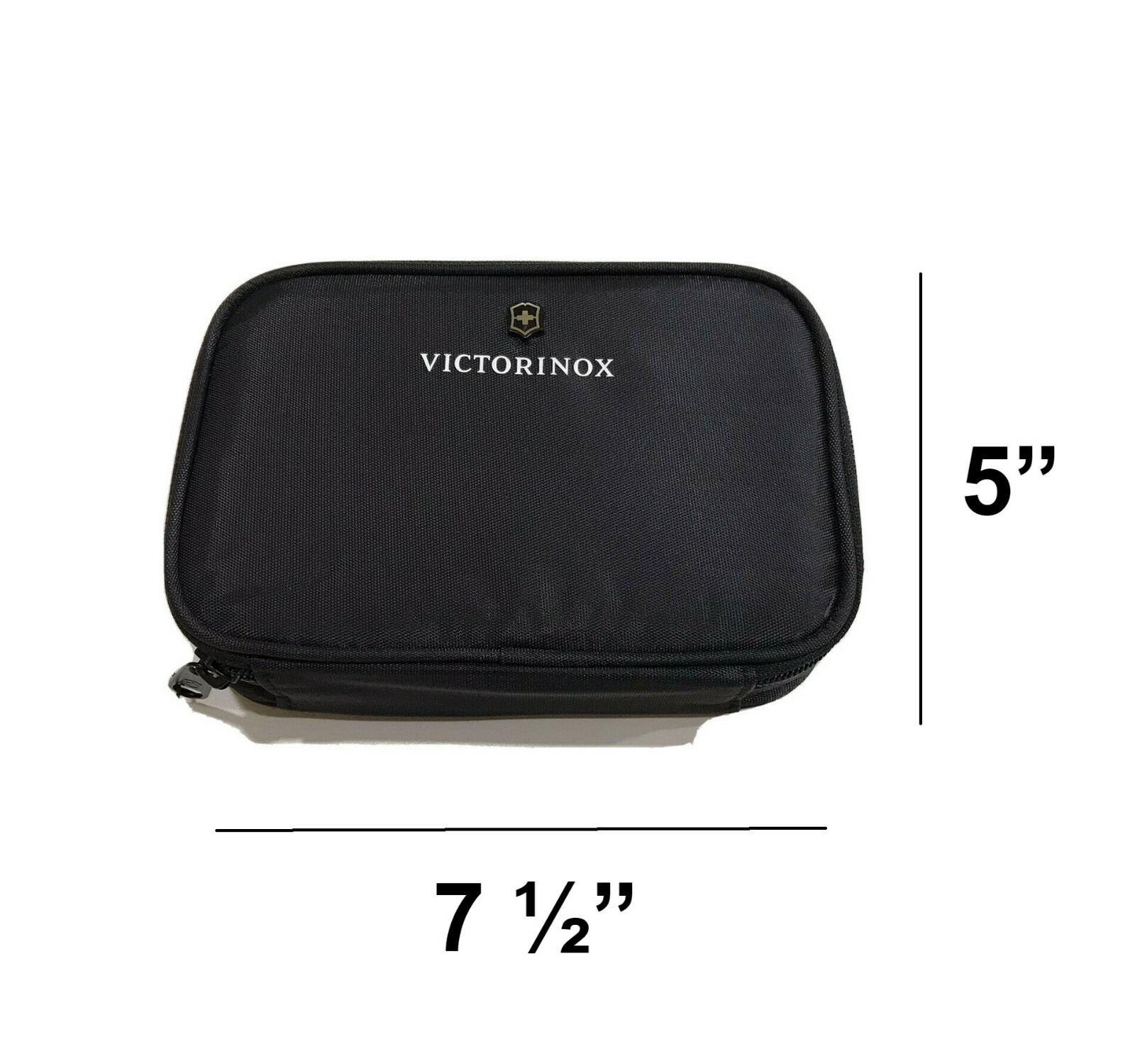 Victorinox Storage Bag Small Size Black Zippered Camping Swiss Army Knife Pouch