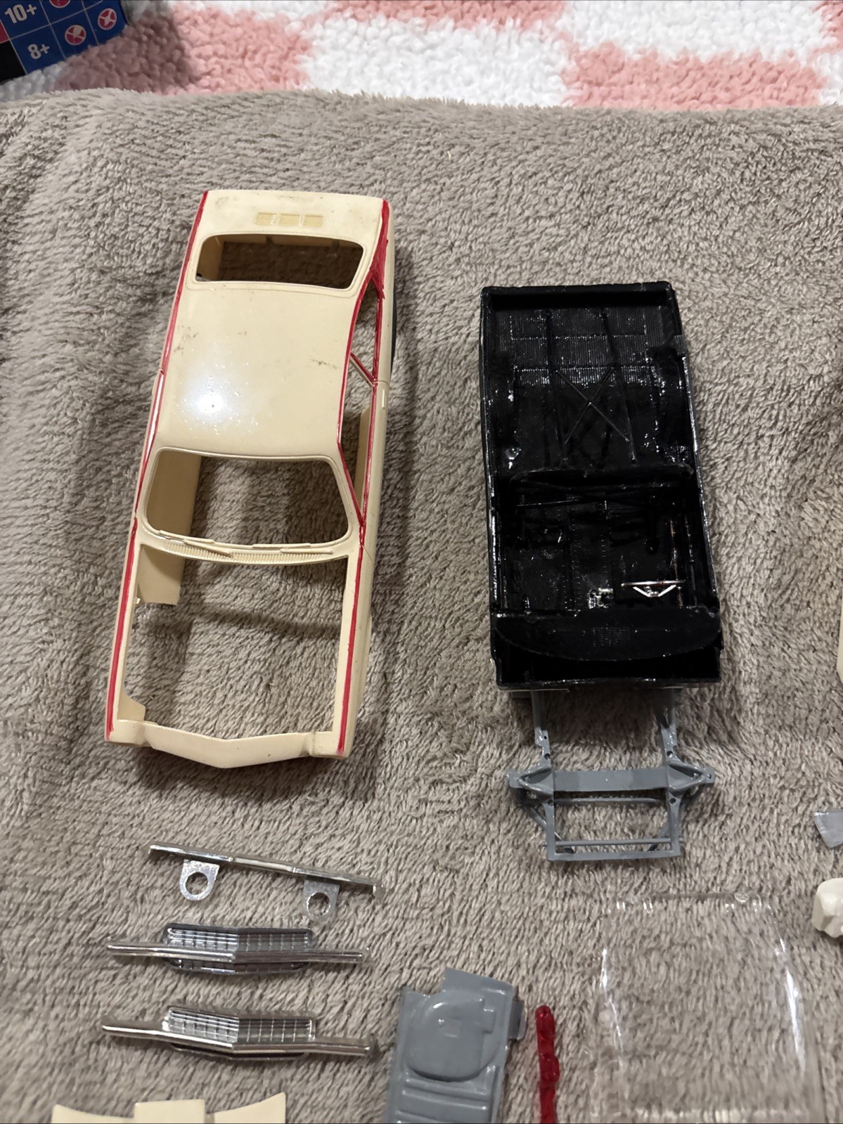 vintage 1973 issue MPC 1/25 Bill "Grumpy's Toy" Jenkins Pro Stock Vega Parts