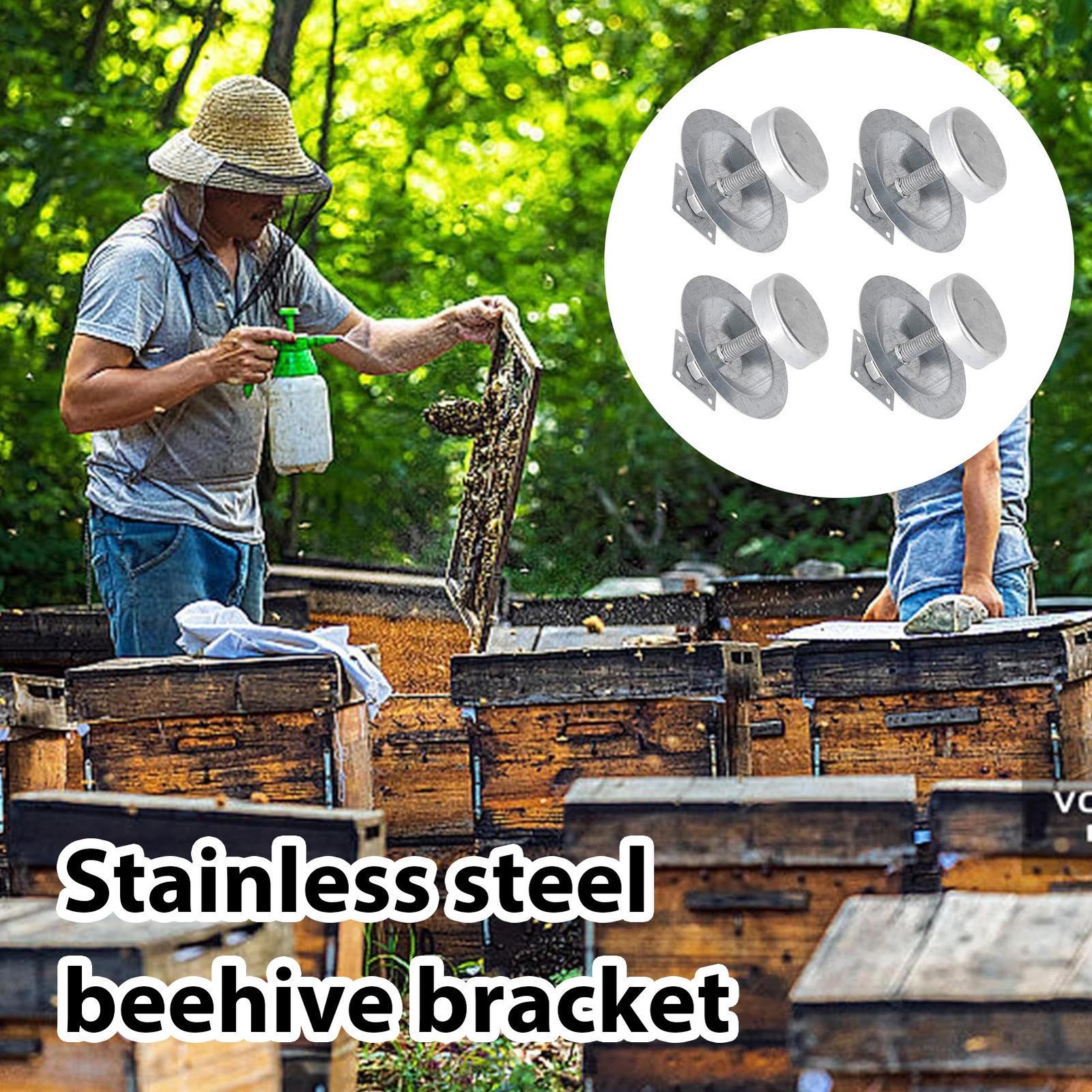 Bee Hive Base Feet Bee Hive Stand Base Ant Prevention Beekeeping Equipment