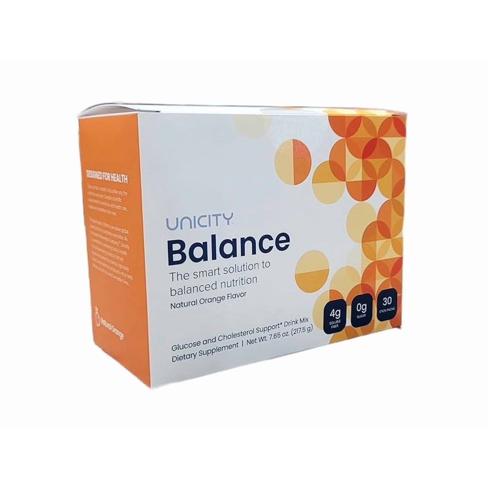 UNICITY Balance Cholesterol Support Drink Mix 30 Stick Pack (ORANGE) Fast ship