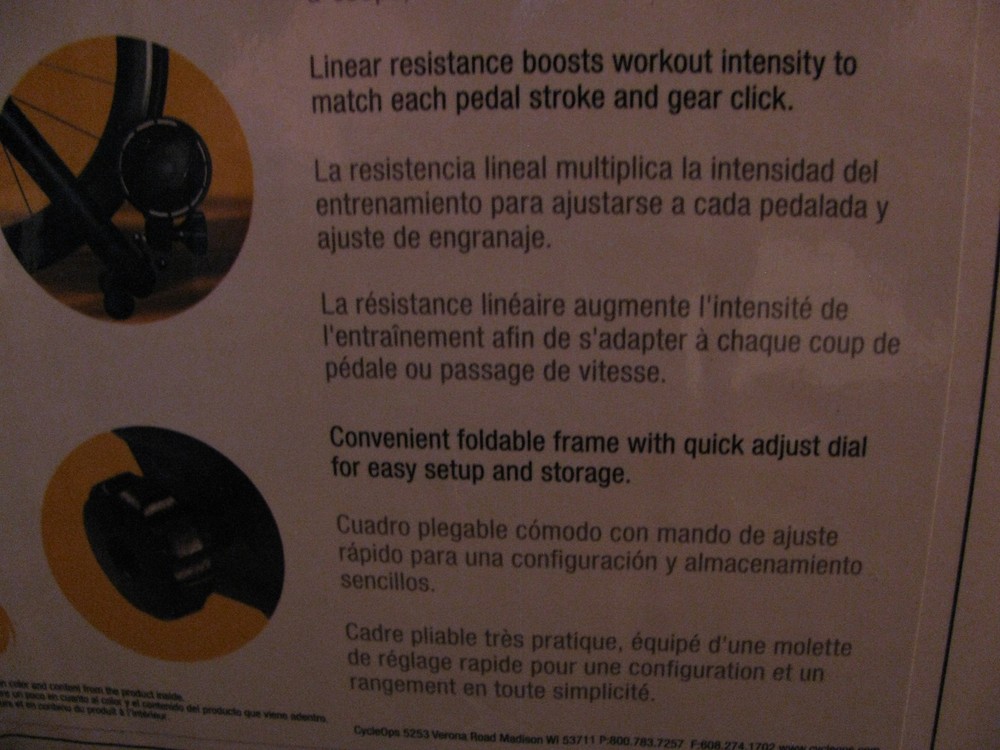 Cycle Ops Bicycle Trainer With Virtual - Training