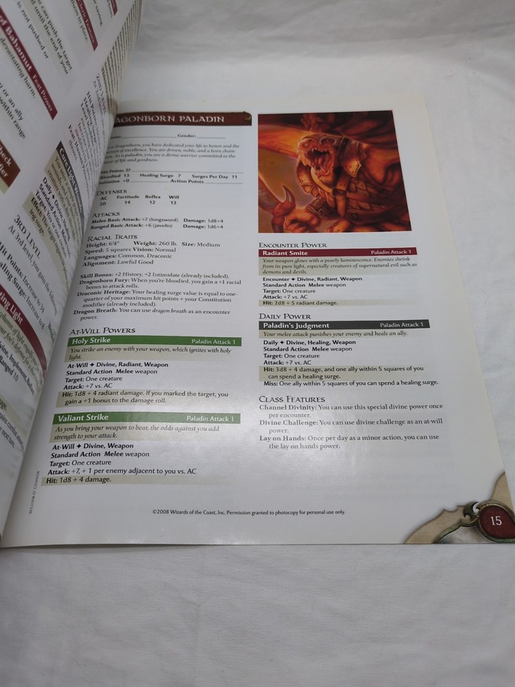 Dungeons And Dragons 4th Edition Quick-Start Rules