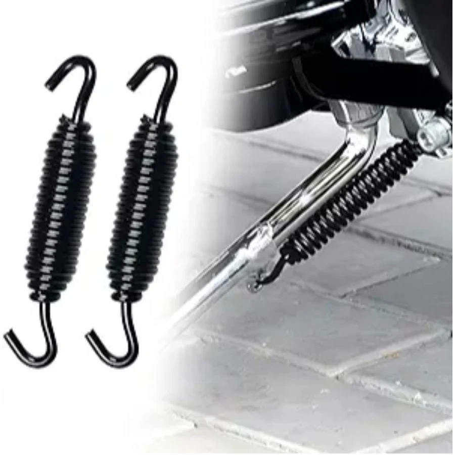 2-Pack black Chrome Kickstand Spring Jiffy Stand spring fits-2 Pack