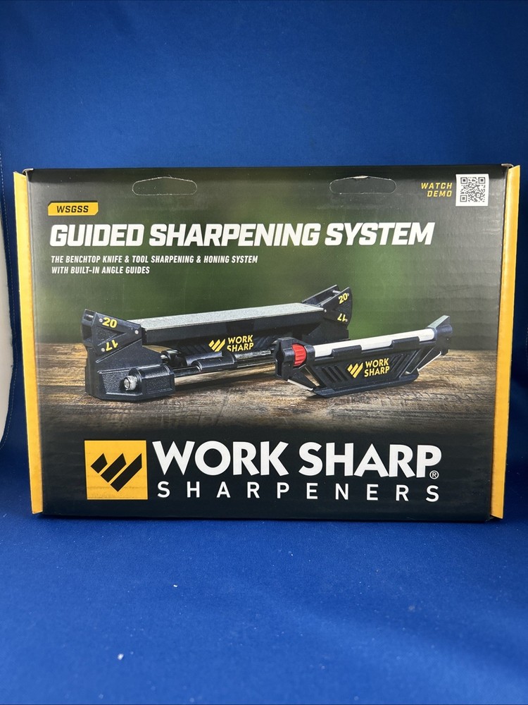 Work Sharp WSGSS Guided Sharpening System Benchtop Honing Kit New