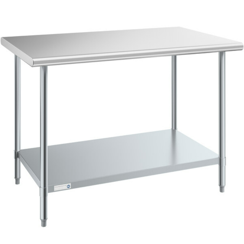 30" x 48" Stainless Steel Prep & Work Table w/ Undershelf Kitchen Restaurant NSF