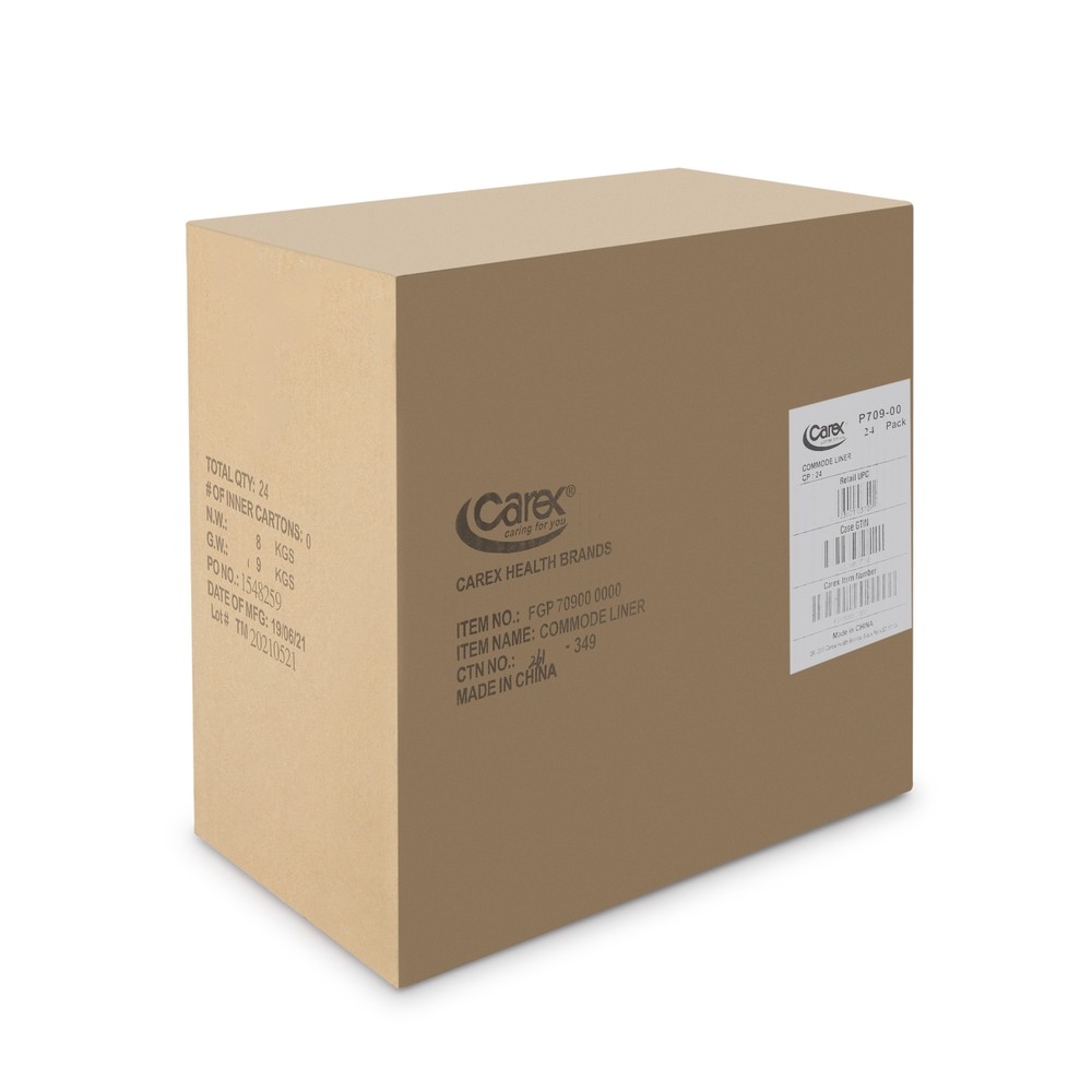 Carex Commode Liner 168 Ct