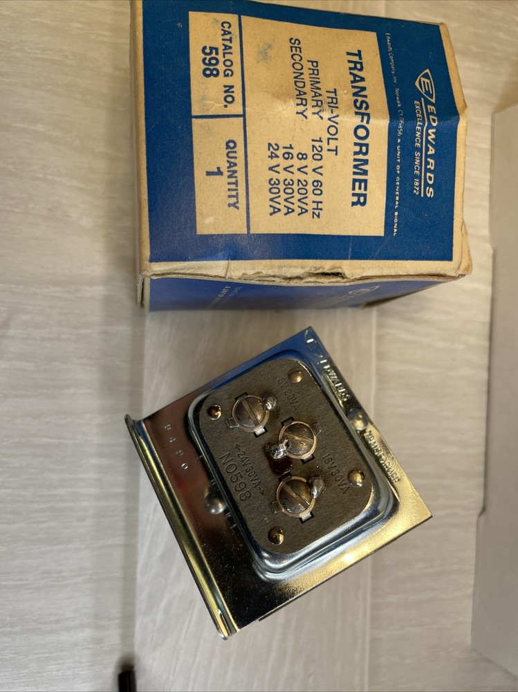 Vintage edwards transformer tri volt
