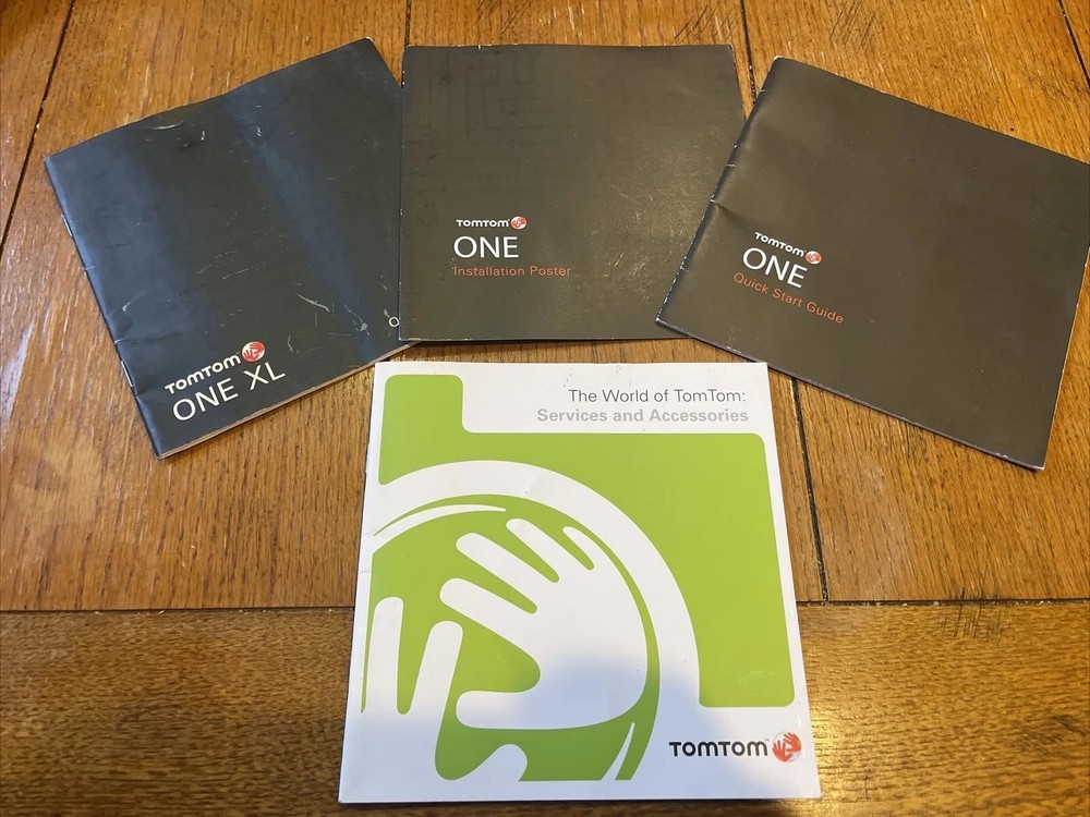 Owners Manuals Only TOM TOM ONE & TOMTOM ONE XL *read