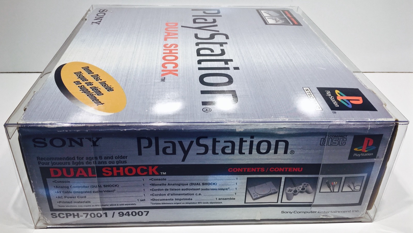 1 Console Box Protector For PLAYSTATION 1 Custom Clear Display Boxes NOT PS ONE!