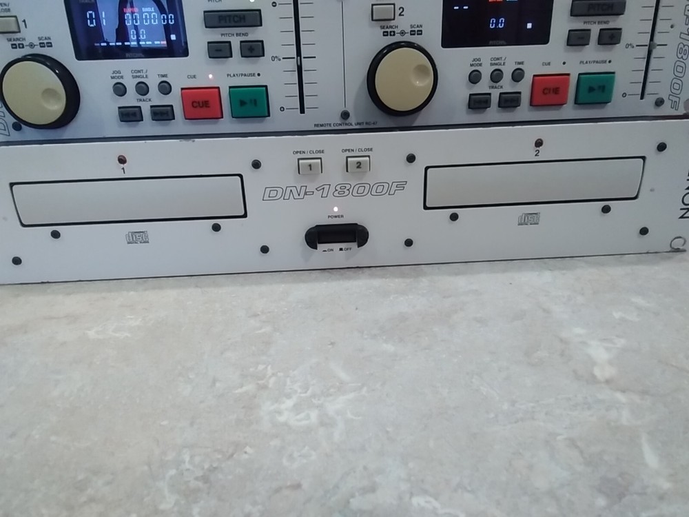DENON DN-1800F Dual CD Player & Remote Control Unit + RC-47 Set -Read Descriptio