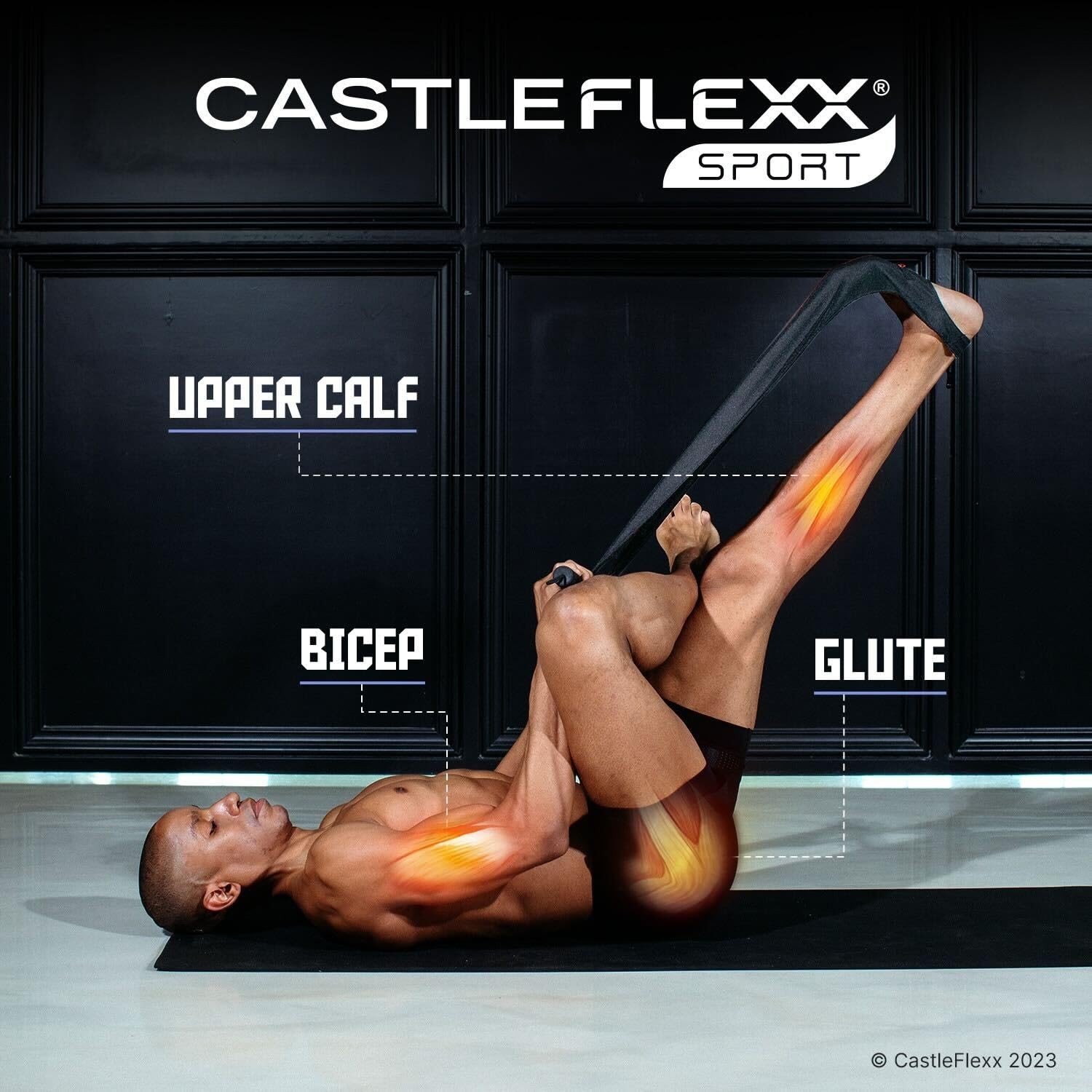 CastleFlexx Sport Mobility and Full Body Strengthening Device |Non-Elastic St...