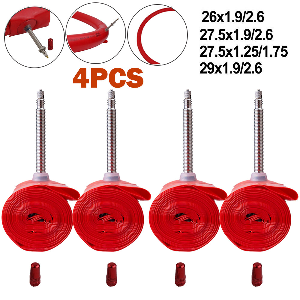 4Pcs Enhanced Durability TPU Inner Tubes for 26 27 5 and 29 inch Mountain Bikes