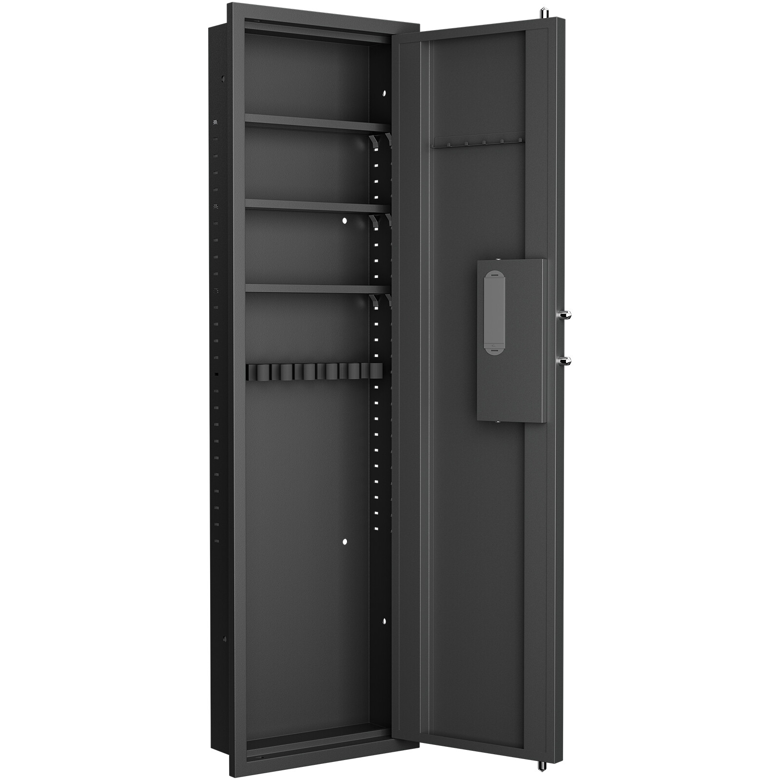 53" Passwod Touch Panel In-Wall Safe,Hidden Wall Gun Safe for Rifles, Gun