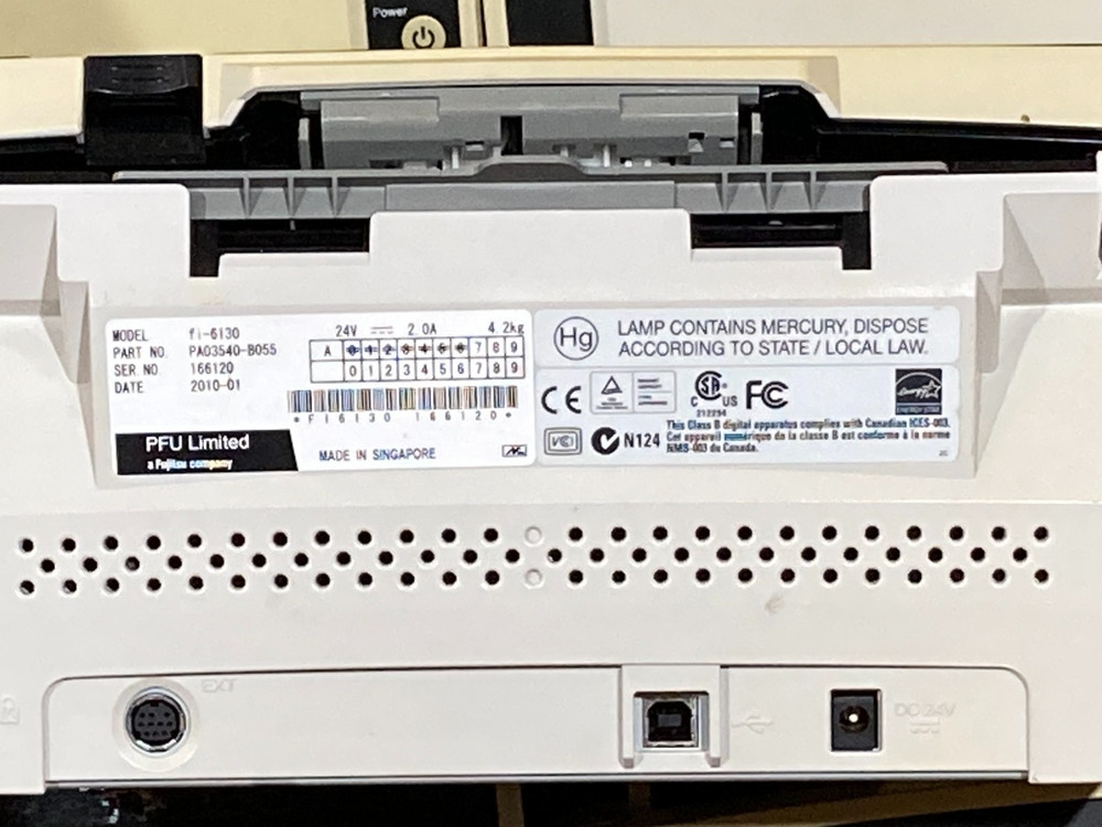 Fujitsu Fi-6130 Document Scanner - USED