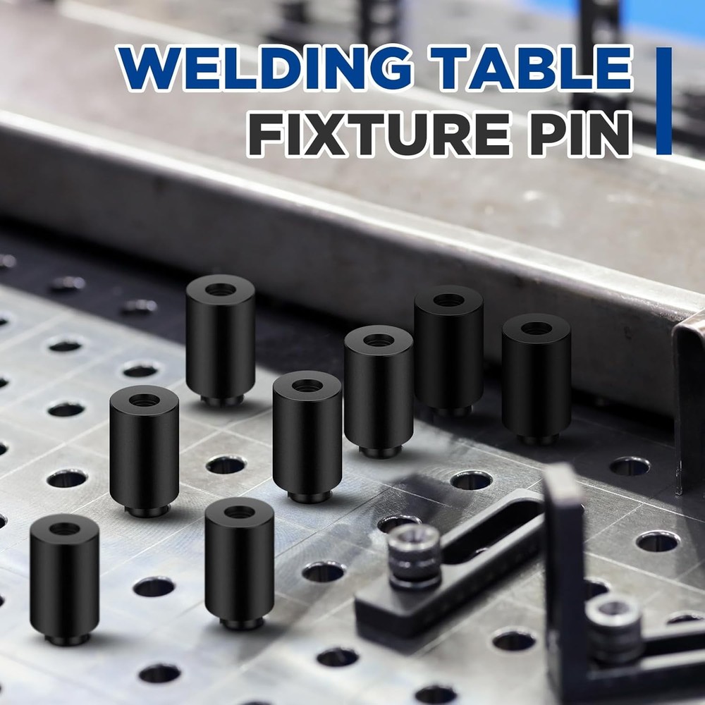 Welding table fixture alignment pins