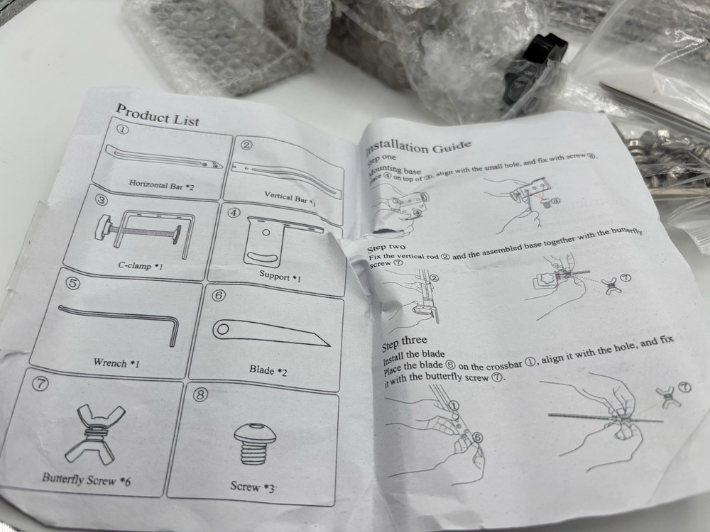 Pottery Gauge Throwing Tool , Clamp, blade etc…