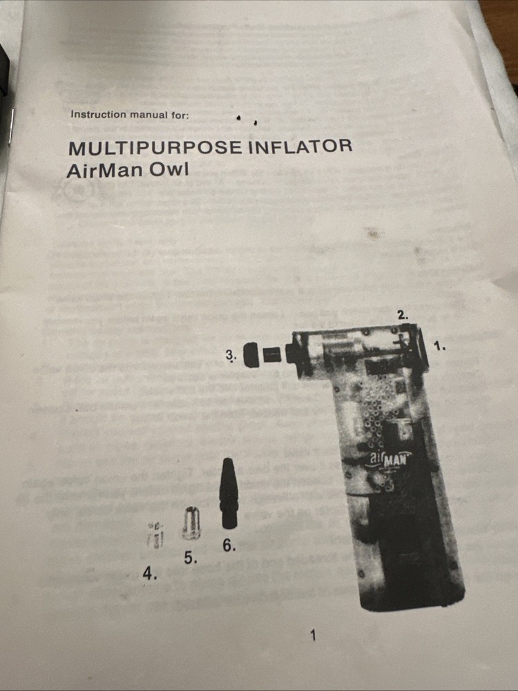 Active Tools Airman Owl Multipurpose Inflator Corded/Battery, Untested