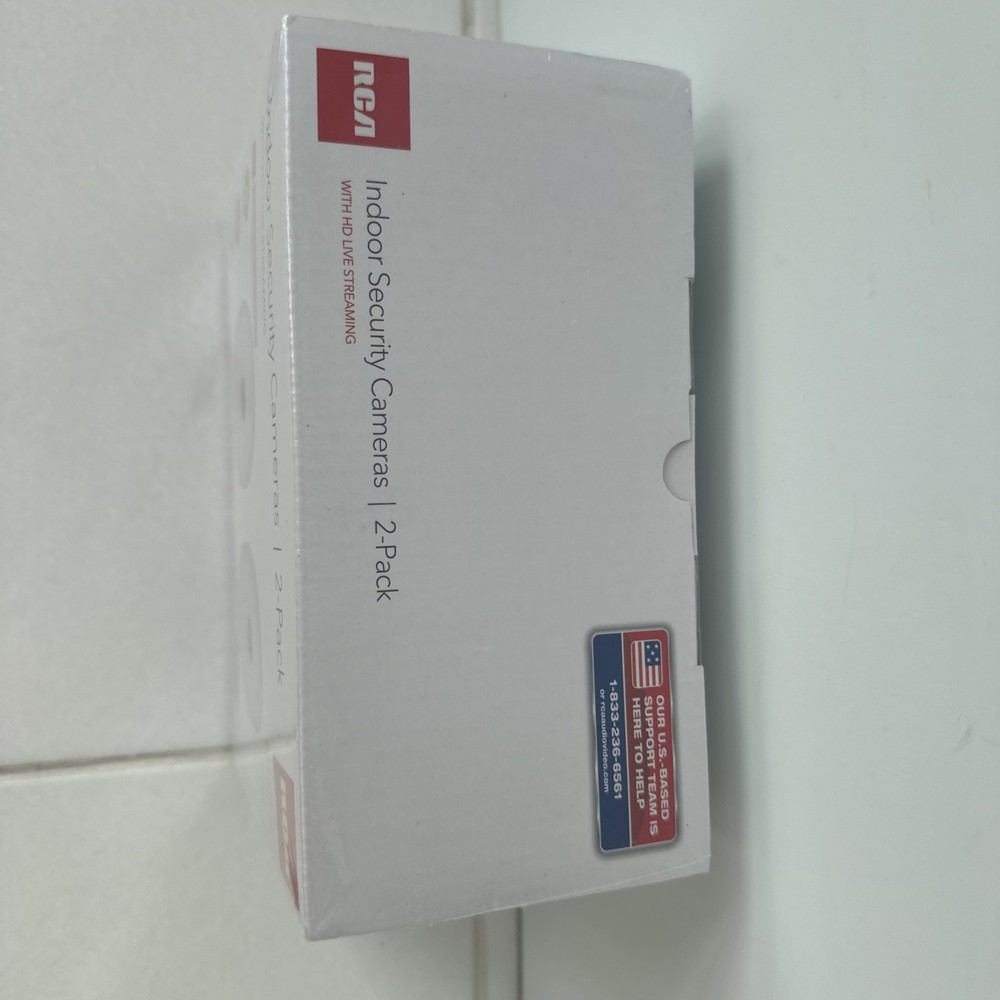 RCA Indoor Security Camera 2 Pack Model HSWIFIX1A2PK