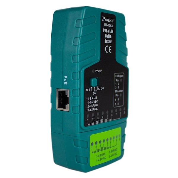 PROSKIT MT-7063 POE and LAN Cable Tester