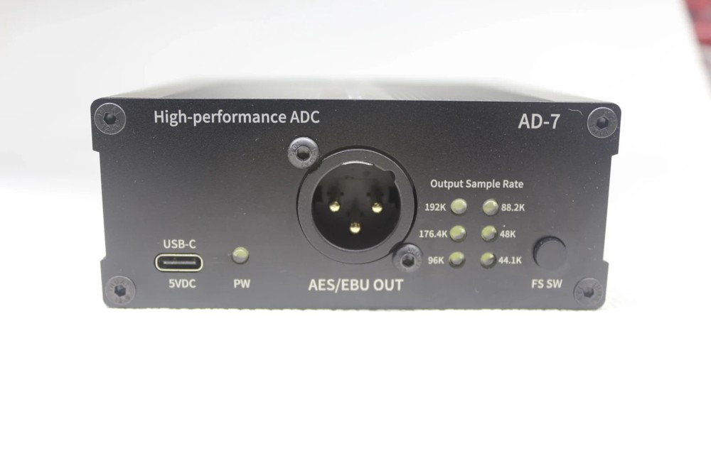 AES/EBU Analog to Digital Audio Converter  Audio Encoder Balanced Stereo 24Bit