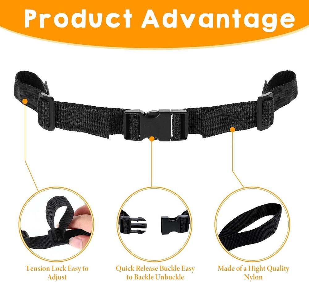 2 Pack Adjustable Backpack Chest Strap, Replacement Sternum Straps For Backpacks