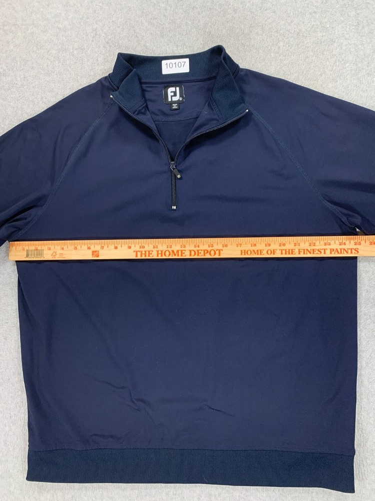 Footjoy Half Zip Pullover Golf Jacket (Men's XL) Blue