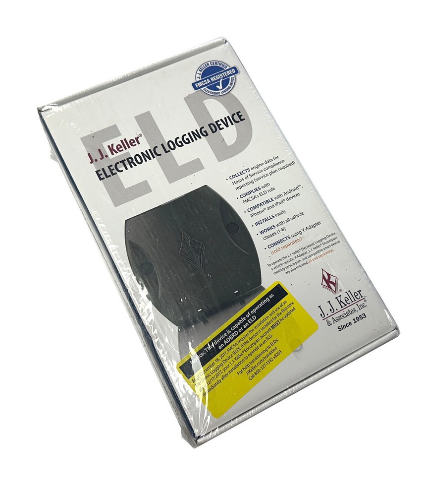 J.J. Keller ELD Encompass ELog Electronic Logging Device Brand NEW & Sealed