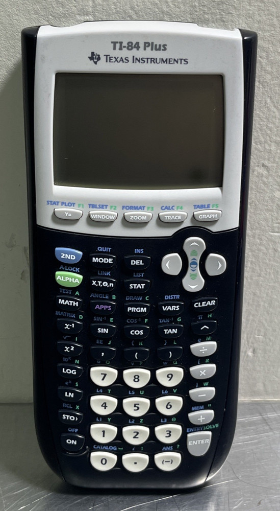 Texas Instruments TI-84 Plus Graphing Calculator - Black , Missing Cover