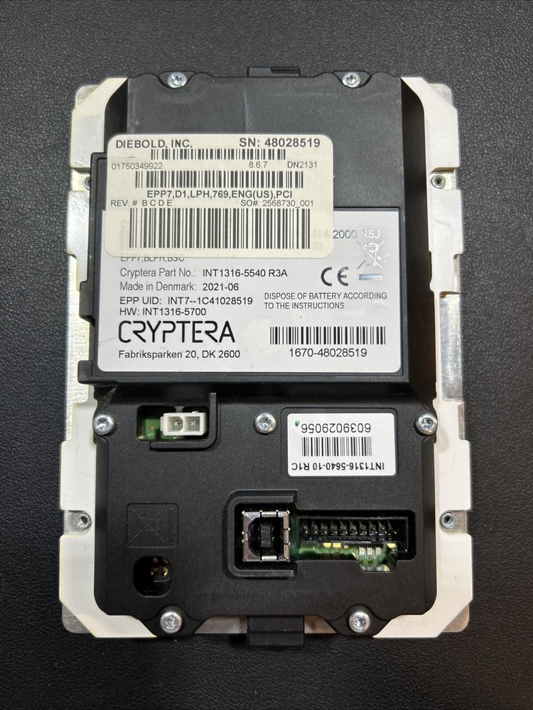 Diebold Keypad ATM EPP7,D1,LPH,769, ENG