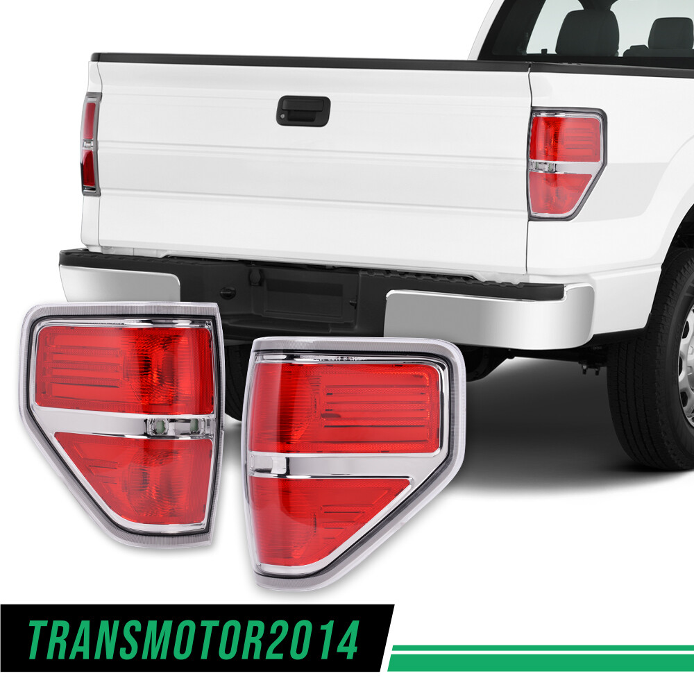 FIT FOR 2009-2014 FORD F-150 PICKUP REAR TAIL LIGHTS BRAKE LAMPS LEFT & RIGHT