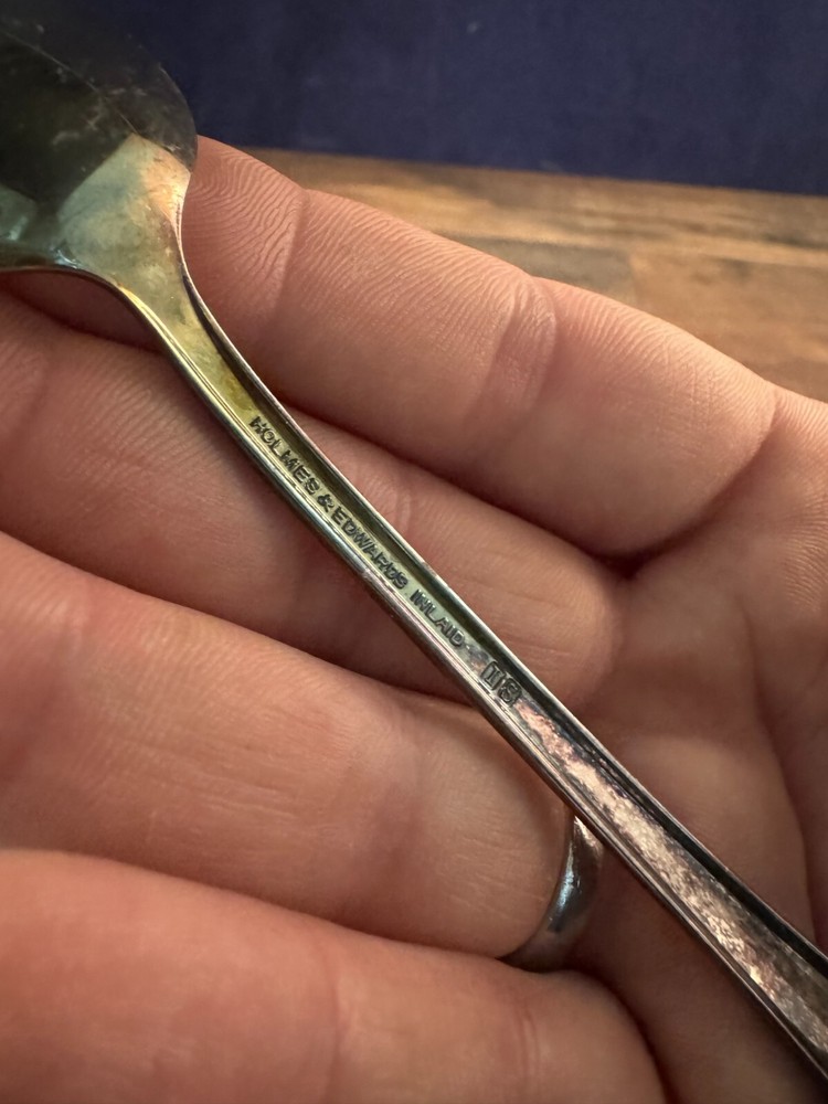 Holmes & Edwards Silverplated Teaspoon Spring Garden Pattern