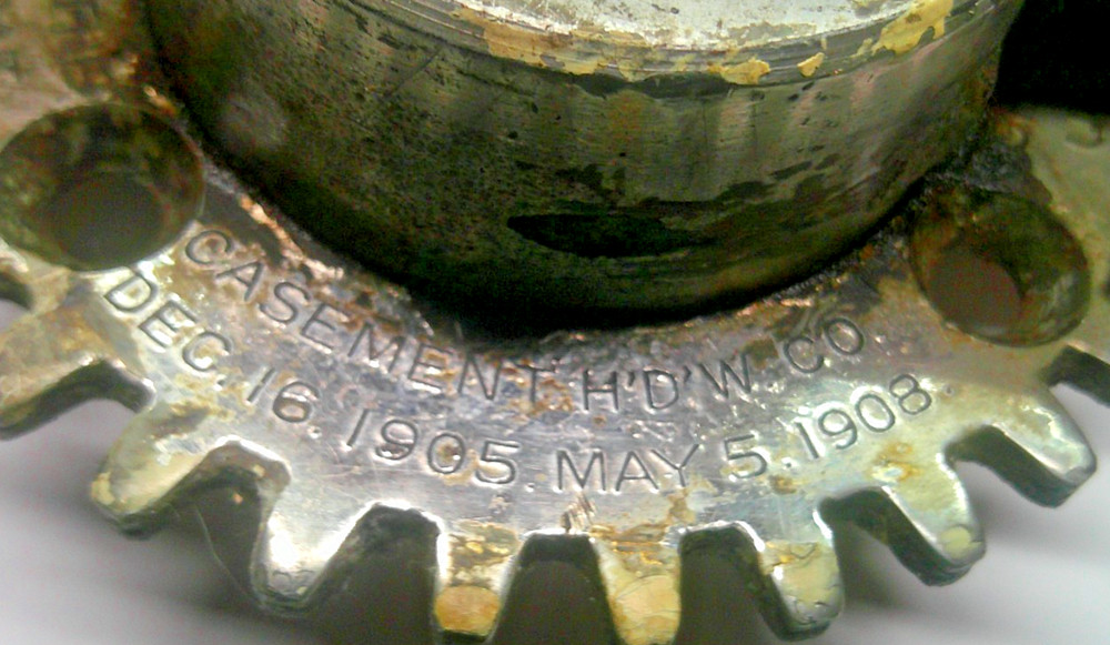 1908 Casement Window Hardware Crank Set