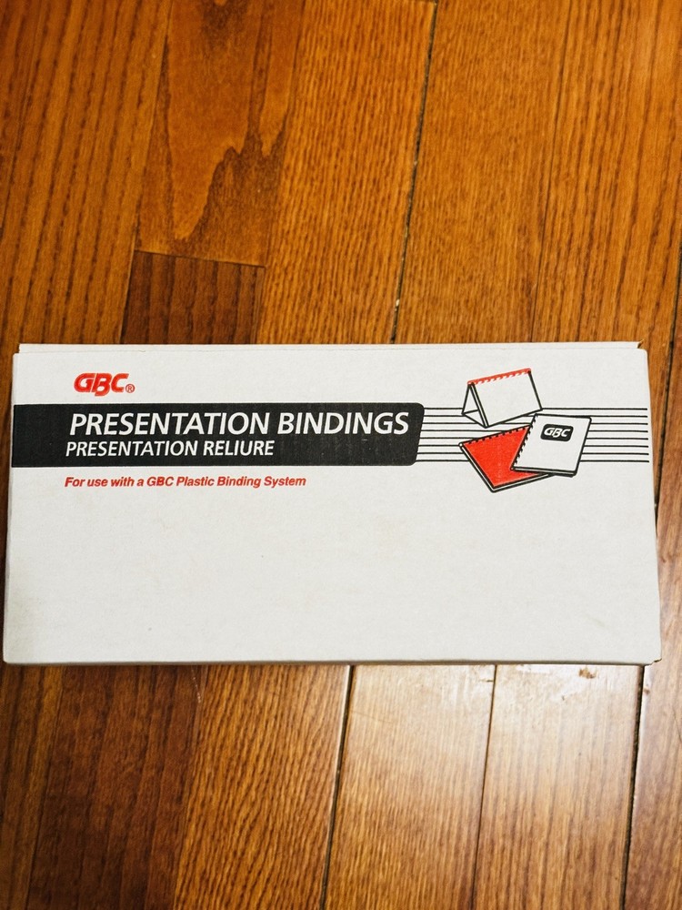 GBC Presentation Bindings Spines Combs - 3/4" Black - 19 Ring 100 Pcs. NEW