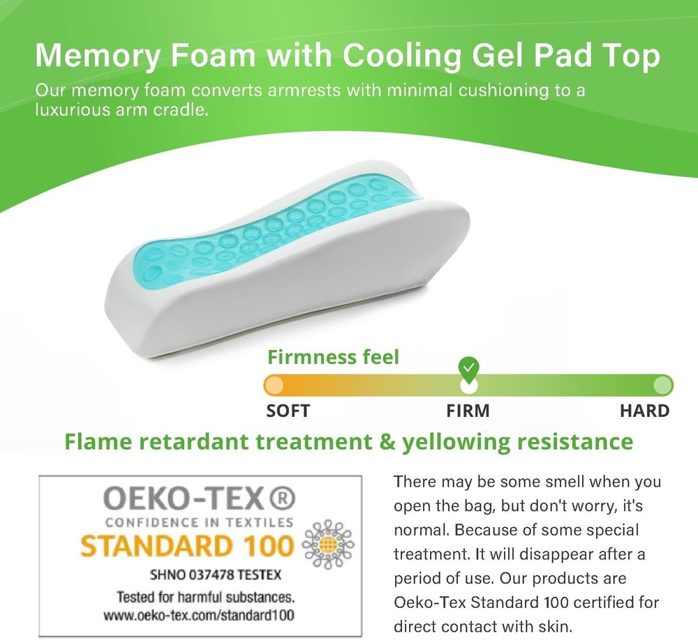 Armrest Cooling Gel Pads