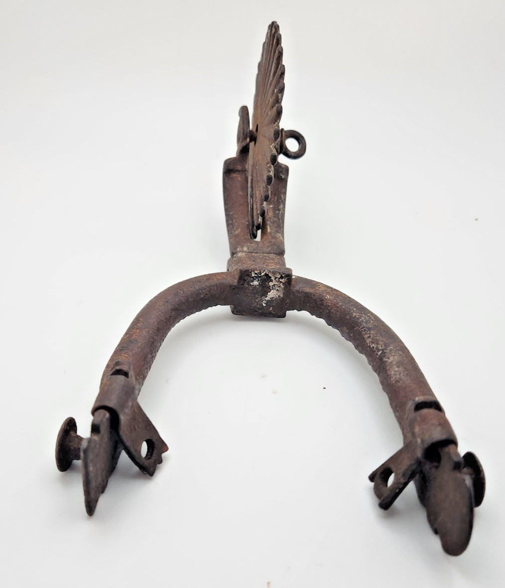 Antique Chilean Huaso Spur 7'' Rowel 3''