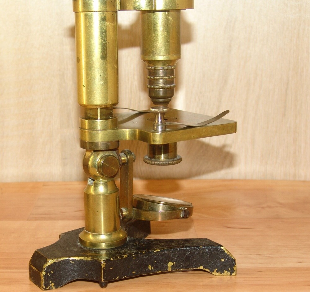 rare antique brass Microscope