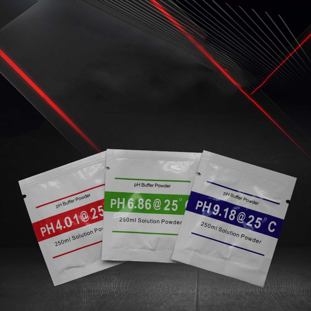 15 Pack pH Buffer Powder Calibration Solution 4.01 6.86 9.18 for Meter Tester