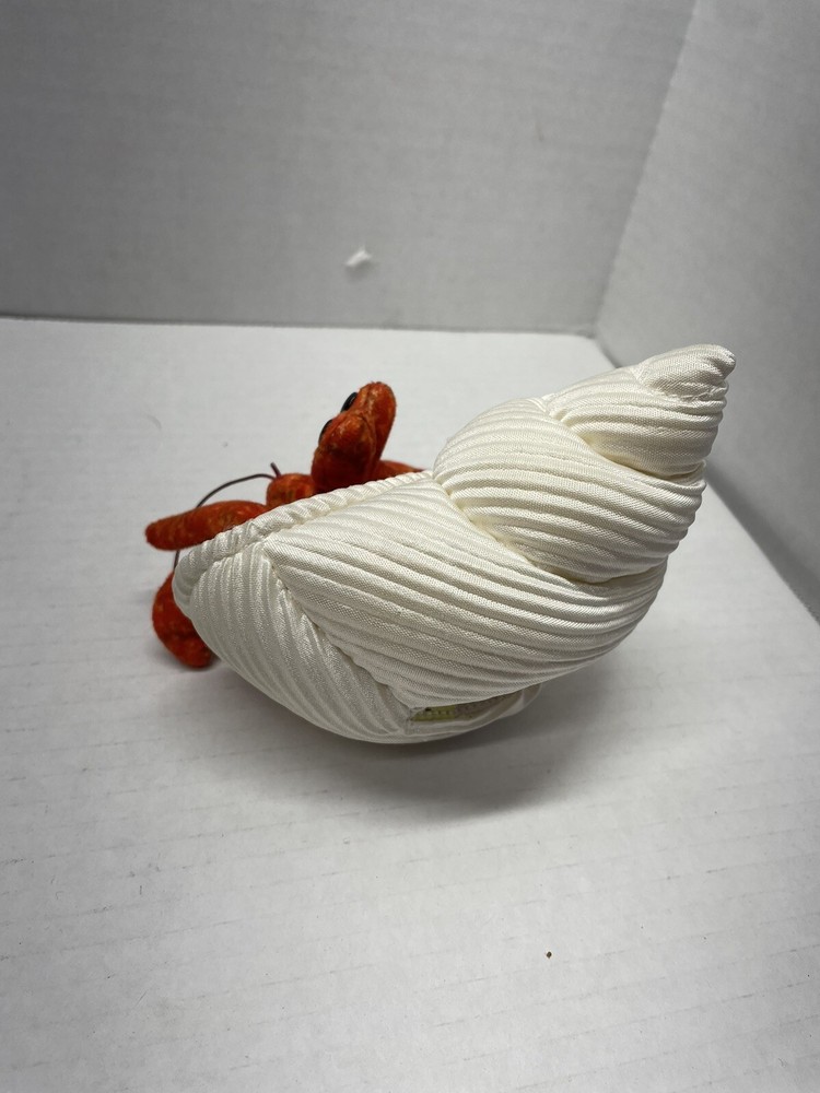 Folkmanis Crab Finger Puppet In Conch Shell EUC