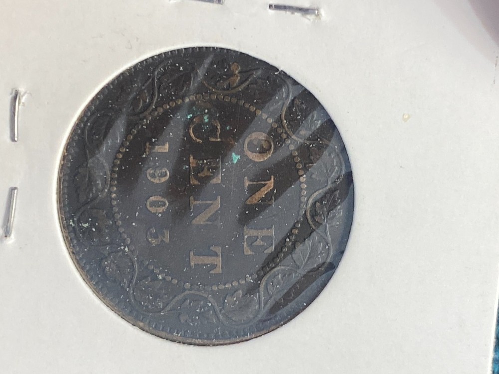 STORAGE UNIT FIND 1903 Canada 5 Cents