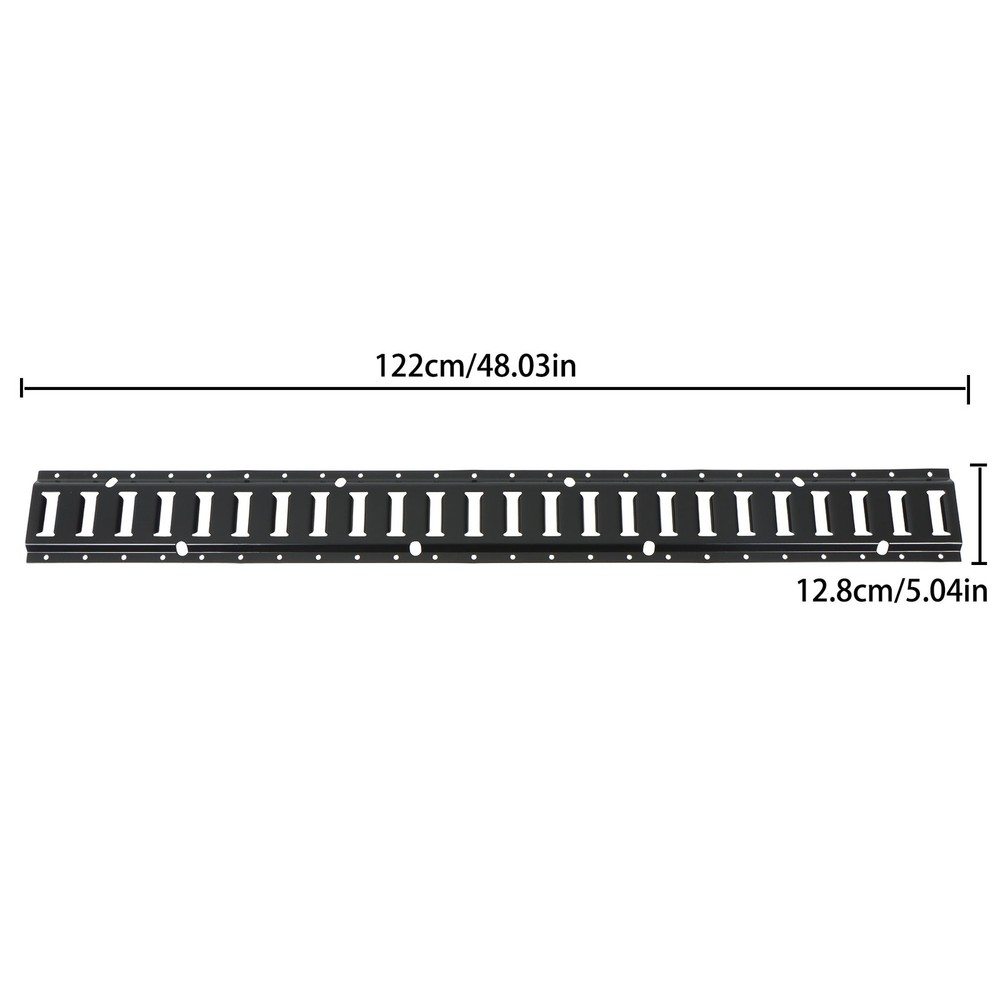 Labwork E Track Tie Down Rail Kit 4' E Track Rails End Caps ETrack Straps