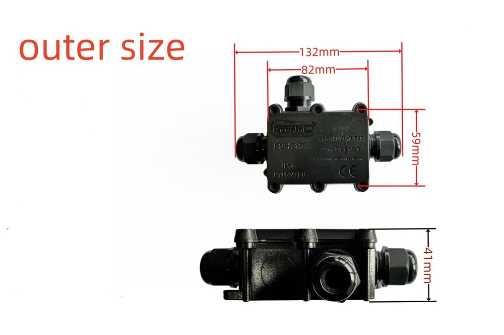 Junction Box Waterproof,Outdoor Junction Box, Waterproof Electrical Junction ...