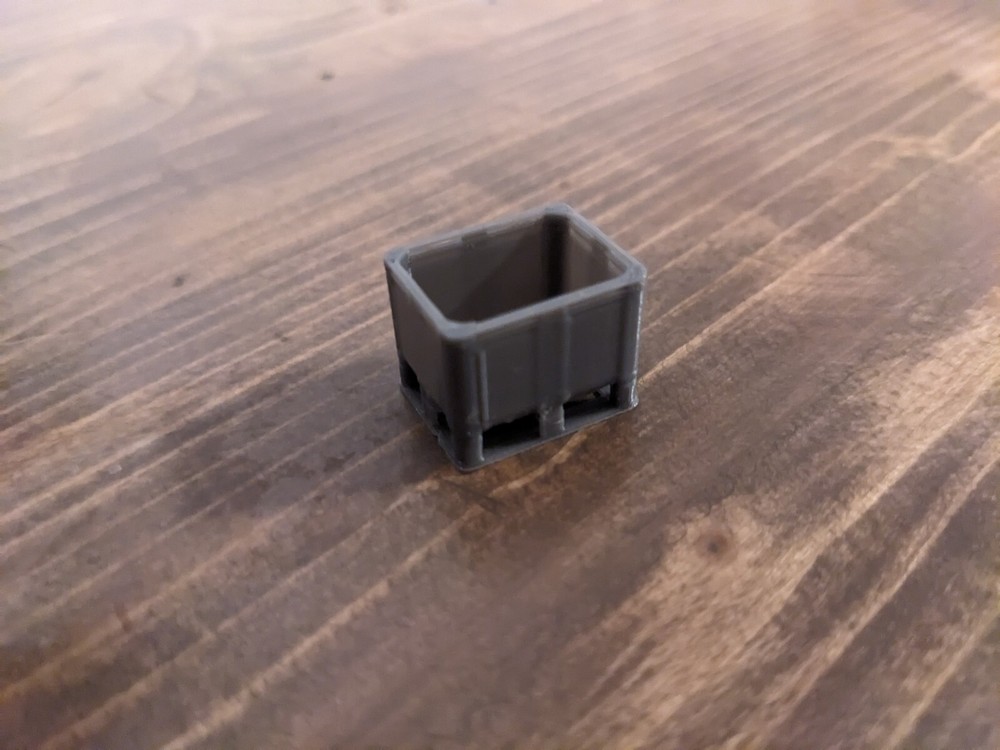 1/64 Scale Tomato Crate for Tomato's or Squash 3d printed