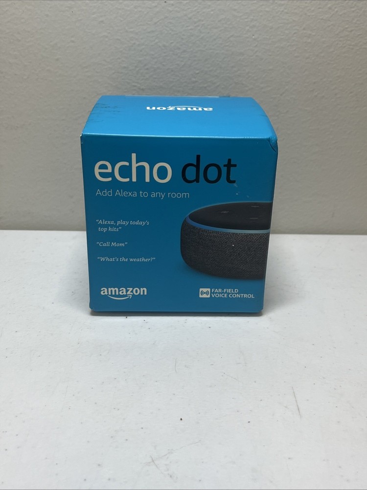 Amazon Echo Dot (3rd Generation) Smart Speaker - Charcoal