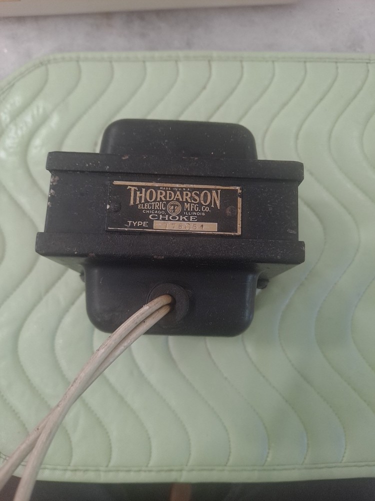 THORDARSON, CHOKE, type T75C51, 250 Ma, 121 ohms