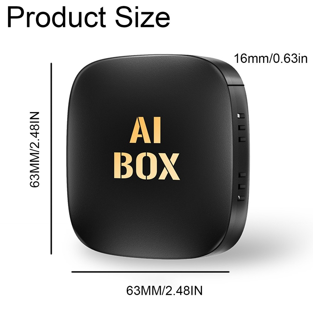 Wireless CarPlay AI Box Android Auto Adapter WIFI Converter with Netflix YouTube