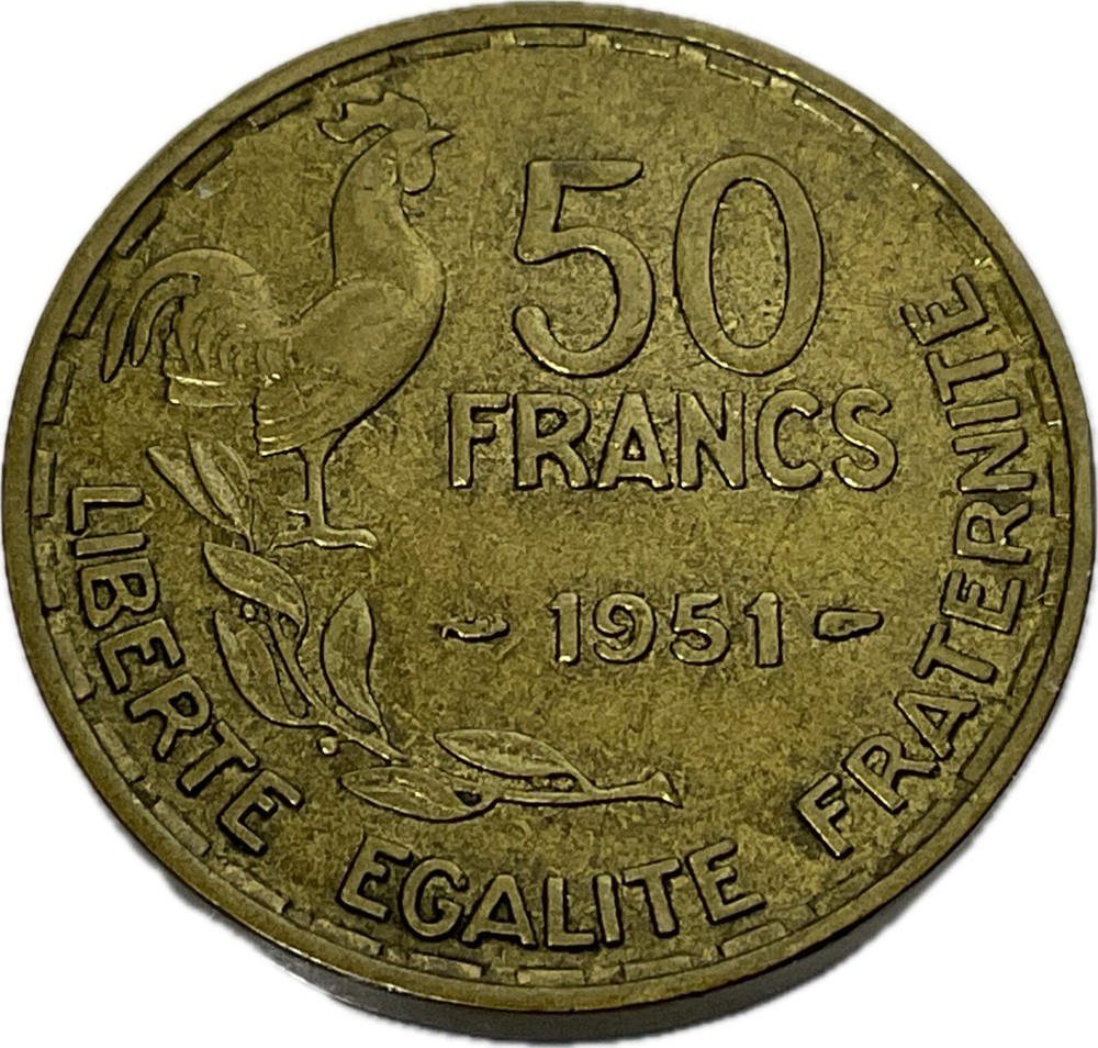 France - 1951 - 50 Franc