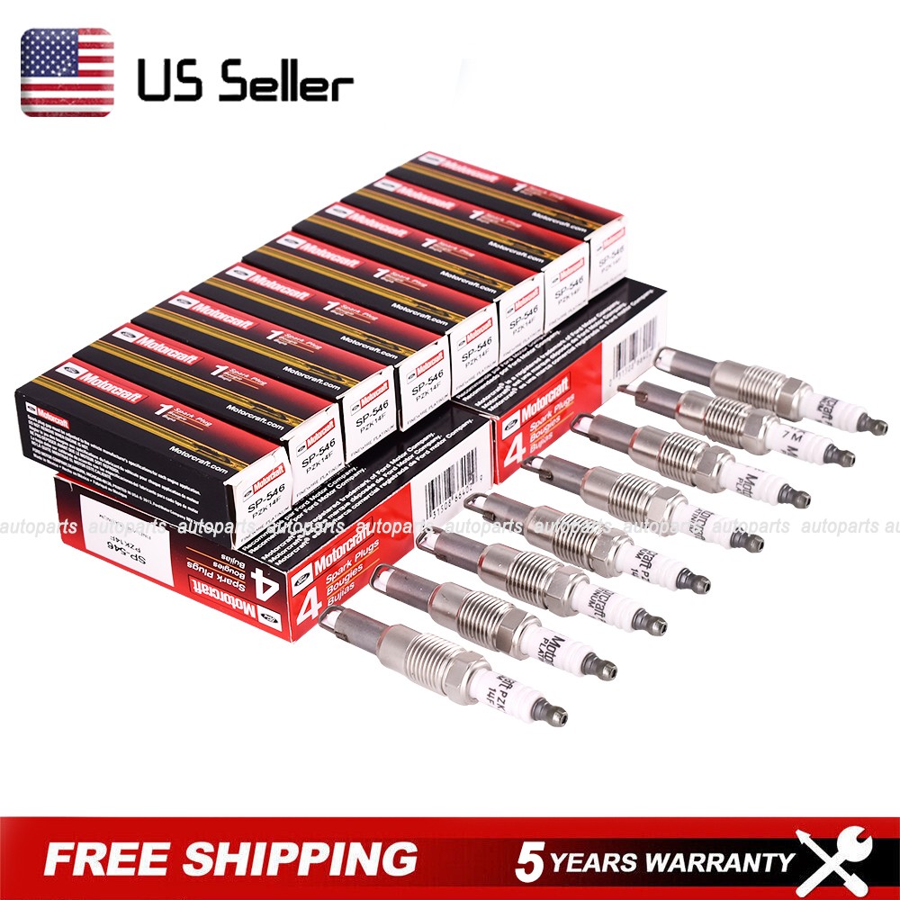 Set of 8 Genuine OEM Platinum Spark Plugs SP-546 PZK14F For F150 F250 5.4L SP546