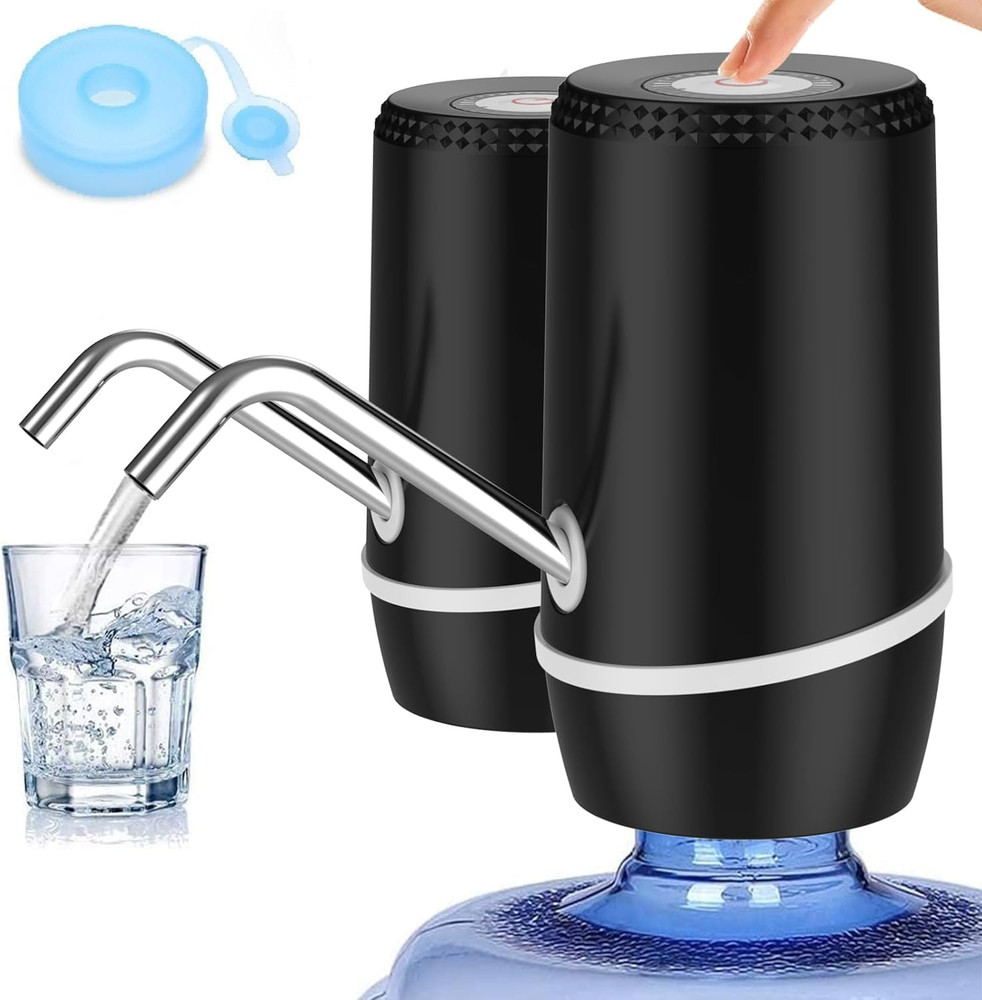 2 Pack Electric Portable 5 Gallon Water Dispenser, Universal Micro USB Charging