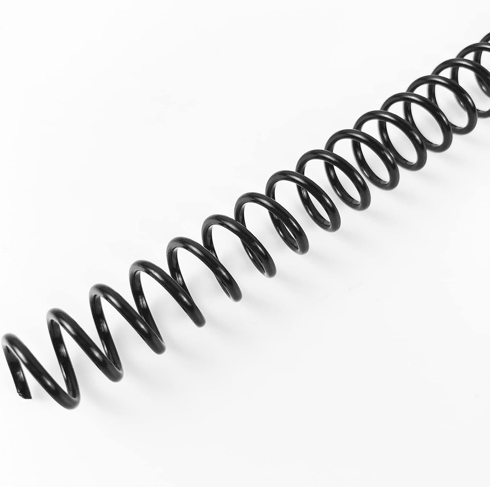 Binditek 100 Pack Plastic Spiral Binding Coils, 10Mm(3/8"), 75 Sheet Capacity, 4